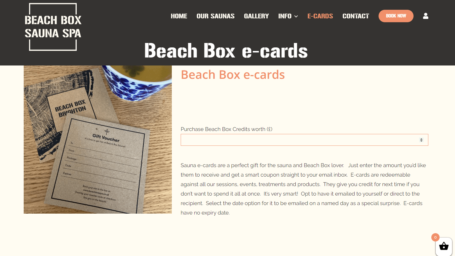golivenow.uk website design Beach Box screenshot 5 - golivenow.uk